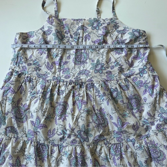 Floral / Paisley Spaghetti Strap Midi Dress - Plus Size - Picture 6 of 8